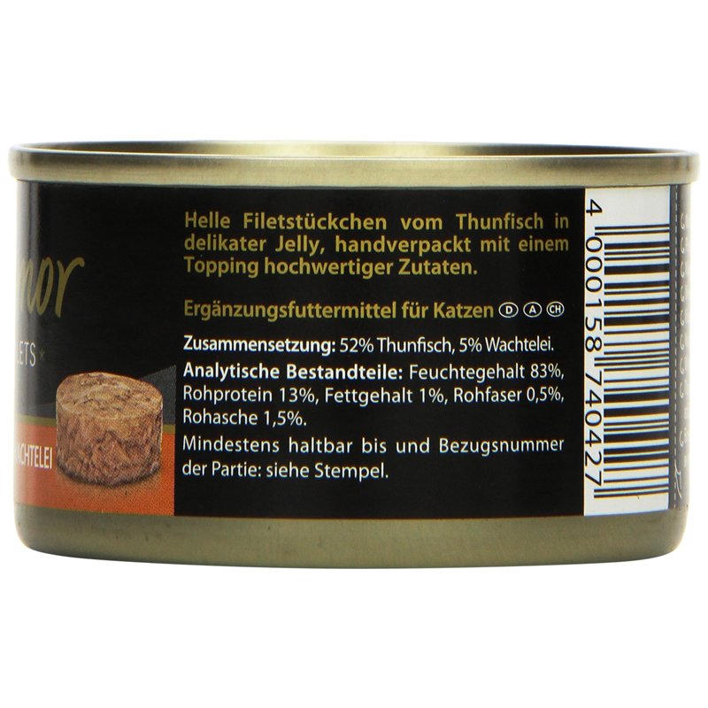 Image secondaire de Miamor Katzenfutter Feine Filets Thunfisch+Wachtel 100 g, 24er Pack (24 x 100 g)