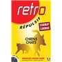 RETRO Acto Répulsif Granulés Longue durée Chiens et Chats Format économique 110 m2-1 KG, Rouge,Jaune