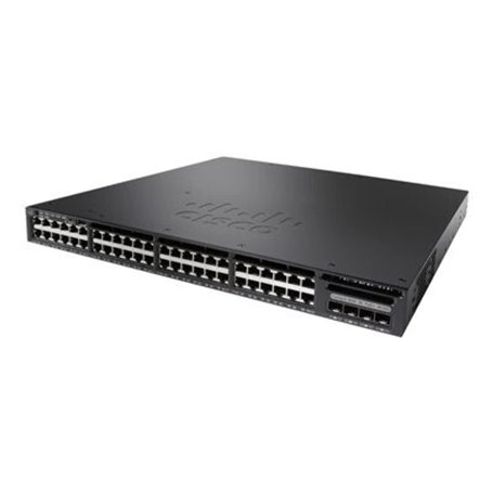Cisco Catalyst WS-C3650-48TD-E commutateur réseau Géré L3 Gigabit Ethernet (10/100/1000) 1U Noir