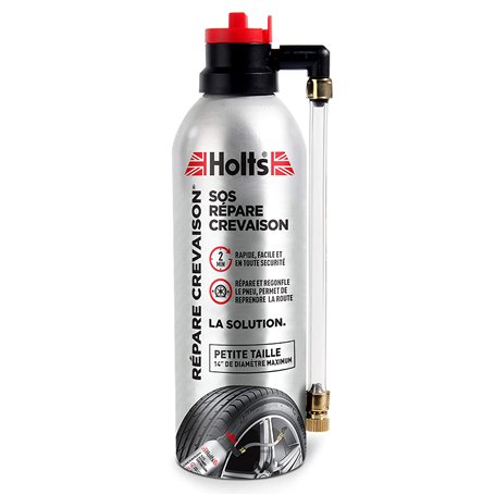 Holts Répare-Crevaison Aérosol 300 ml – Spray Réparateur Pneus pour Moto, Scooter, Citadine | Réparation Express Sans Outils ni