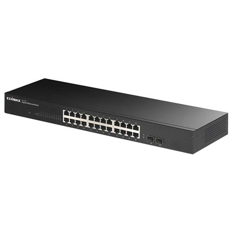Edimax GS-1026 V3 - Commutateur Gigabit à 26 Ports avec 2 Ports SFP