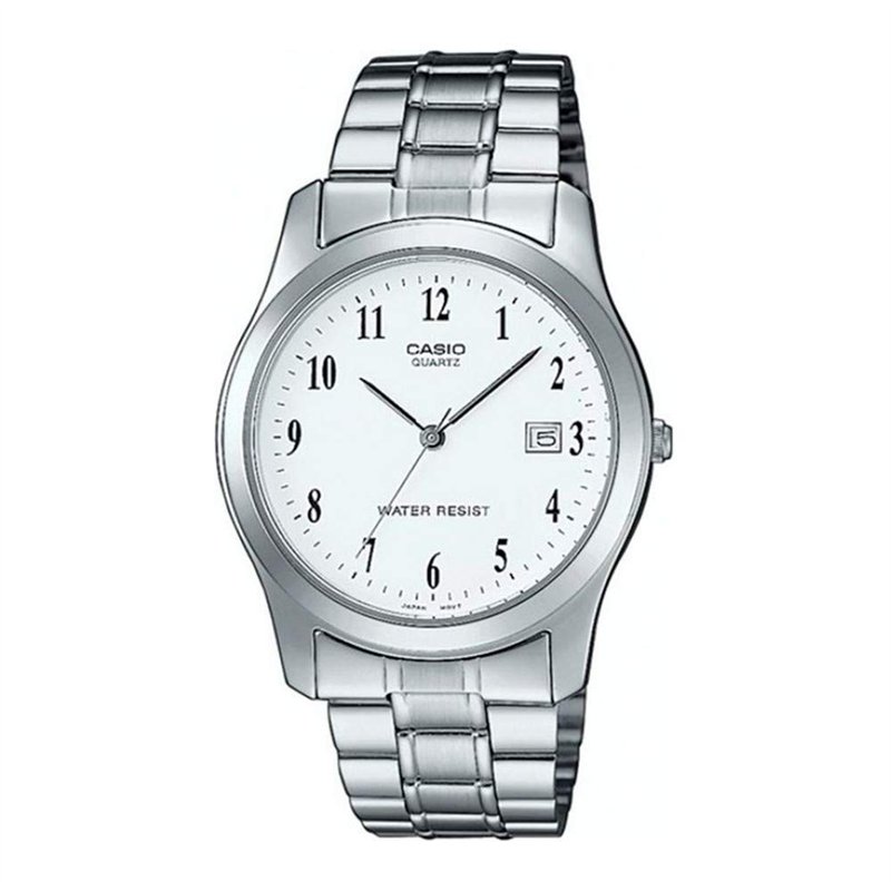 Casio - LTP-1141PA-7BEF - Collection - Montre Femme - Quartz Analogique - Cadran Blanc - Bracelet Acier Argent