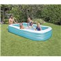 Intex - 58484NP - Piscine Rectangulaire Givrée - Coloris Bleu, 305x183x56 cm
