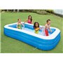 Intex - 58484NP - Piscine Rectangulaire Givrée - Coloris Bleu, 305x183x56 cm