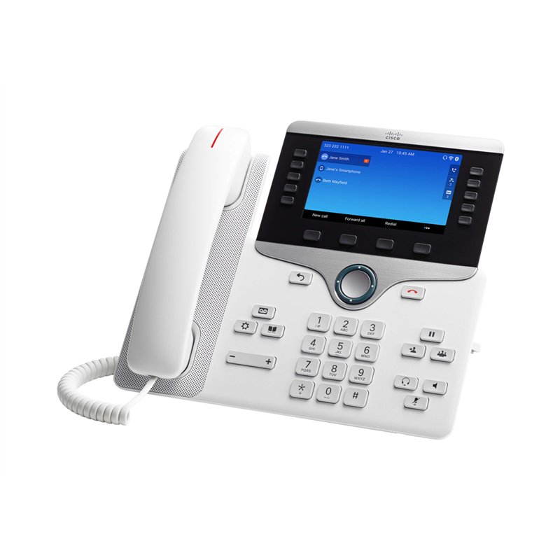 Cisco 8861 téléphone Fixe Noir, Argent WiFi