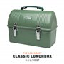 Stanley Classic Lunch Box 9.5L Hammertone Green - Stainless Steel Lunch Box With Handle - Bpa Free Food Container - Can Hold Vac