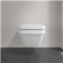 Abattant de WC Architectura Villeroy & Boch, avec abaissement automatique, abattant de WC amovible en Duroplast incassable, pièc