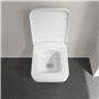 Abattant de WC Architectura Villeroy & Boch, avec abaissement automatique, abattant de WC amovible en Duroplast incassable, pièc