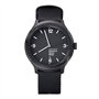 Mondaine Helvetica Bold, Montre Bracelet en Nylon Noir pour Homme et Femme, MH1.B1221.NB, 43 MM.