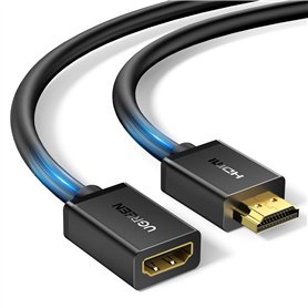 UGREEN Rallonge HDMI Câble Extension Mâle vers Femelle Câble HDMI 4K 60Hz High Speed Ethernet 18Gbps HDR 3D ARC Compatible avec 