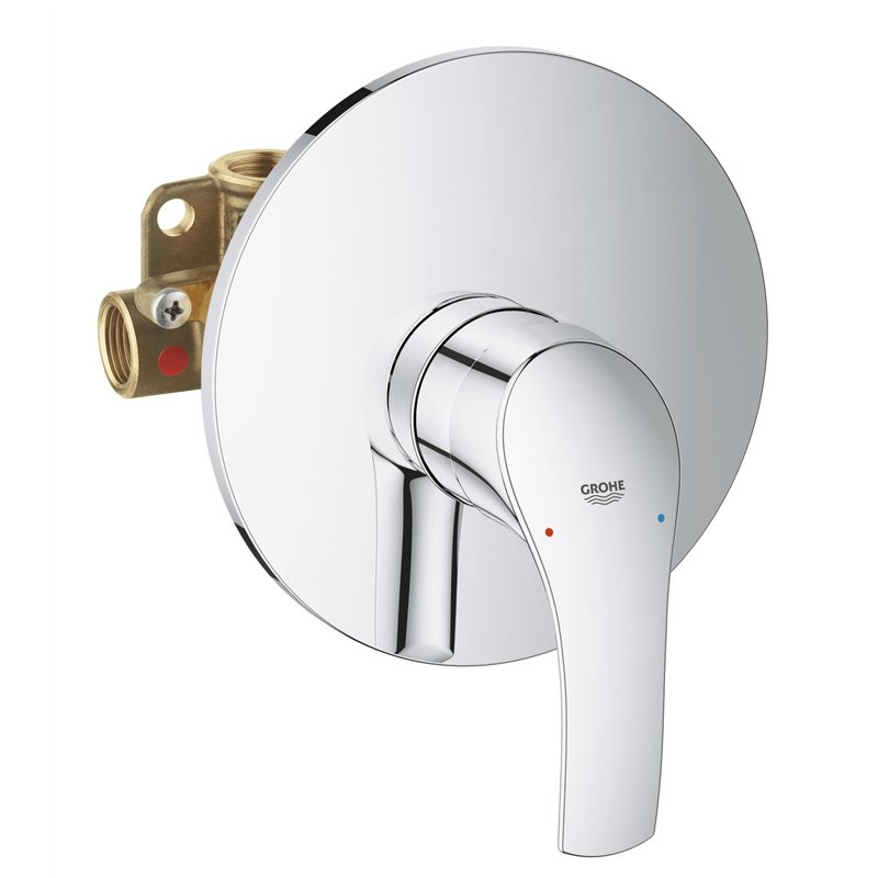 Grohe 33556002 33556002-Eurosmart Panel de Control de Ducha Con Cuerpo Empotrado, Tecnología Silkmove, Sistema Quickfix