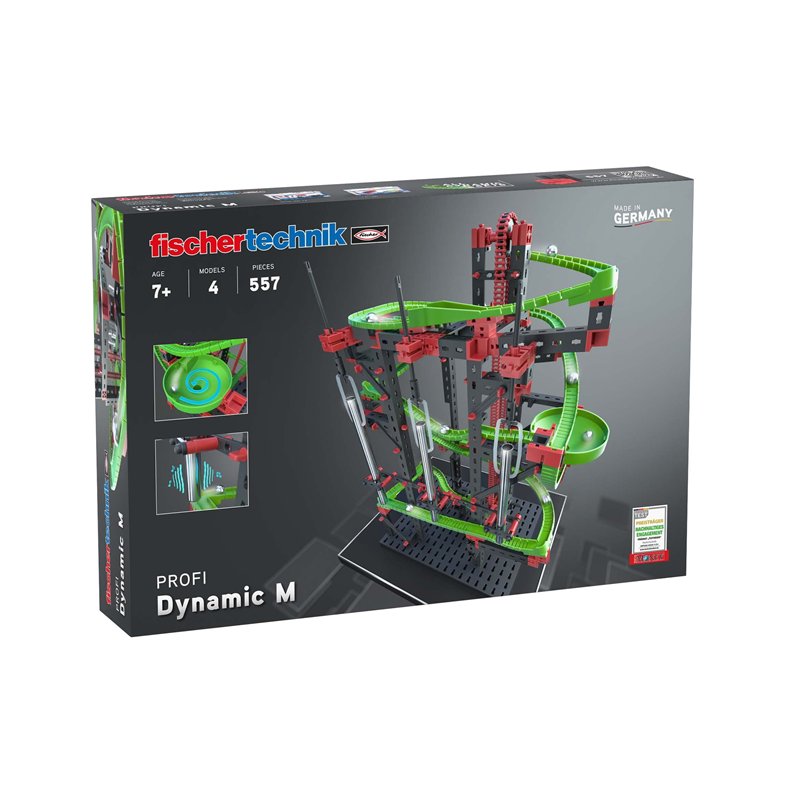 fischertechnik Circuit de Billes Dynamic M 533872 – kit de Construction pour Enfants, Jouet éducatif à partir de 7 Ans