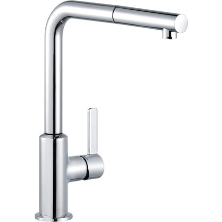 Kludi 408510575 L-INE S Robinet d'évier de Cuisine, Chrome