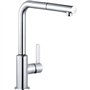 Kludi 408510575 L-INE S Robinet d'évier de Cuisine, Chrome