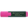 rotulador faber fluorescente 48-28 rosa
