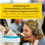 Jabra B2B BIZ 2400 II Duo USB NOUVELLE GENERATION Microsoft Mic. 82 E-STD, Antibruit, Connexion Bluetooth pour téléphone GSM, Ce
