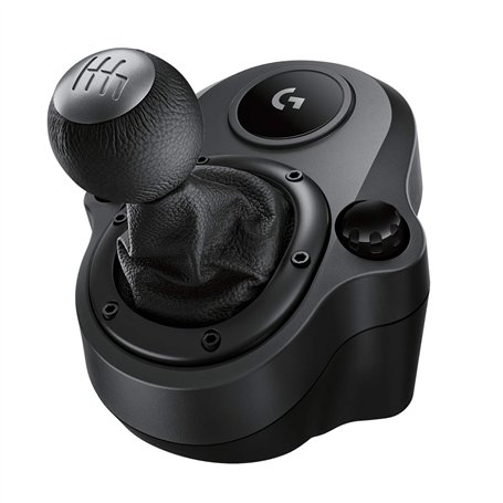 Logitech G Driving Force Levier de Vitesse pour Volant de Course G923, G29 et G920, 6 Vitesses, Enclenchement de la Marche Arriè