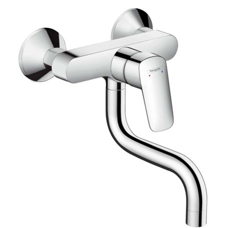 hansgrohe Logis M31 Mitigeur de cuisine Montage mural, 1 jet, chromé, 71836000