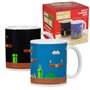 Super Mario Tasse Changeante de Chaleur - Marchandise Officielle, Révèle Écran Niveau Mario avec Boisson Chaude, Cadeau Original
