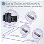 TRENDnet 6PORT Hardened INDUSTRL GIGABIT POE Layer 2 MNGD DIN-Rail Switch Noir