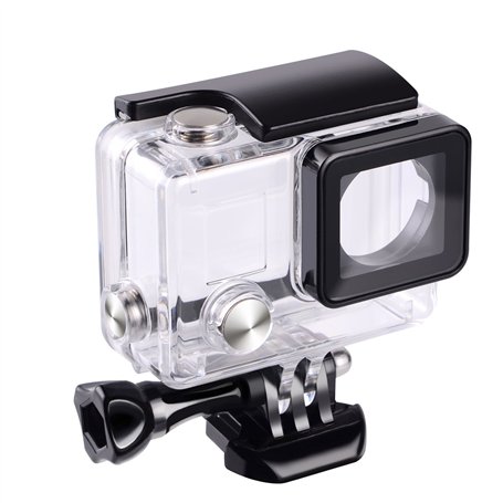 Boîtier étanche pour Gopro Hero 4 Hero 3 + Hero3 par Suptig - Pour caméra tout-terrain, pour pouvoir l'utiliser sous l'eau - éta