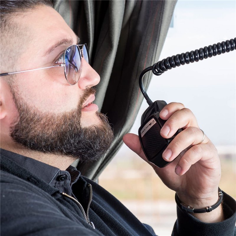 Image secondaire de Midland M Zero Plus CB Radio Émetteur-Récepteur pour Véhicule 40 canaux AM/FM, avec Microphone 4 Pin, 2 Bandes, Squelch et Contr