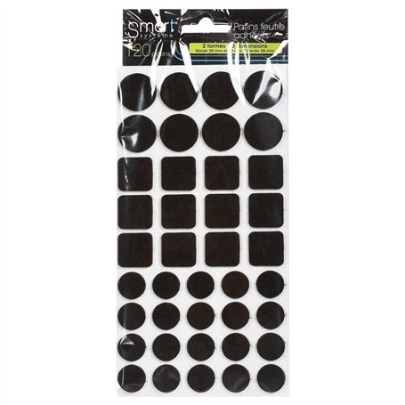 5five - Lot de 120 Patins de Protection Marron