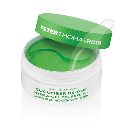 Peter Thomas Roth Roth Cucumber Detox Hydra-Gel Eye Patches 30 Pairs60 Bouchon d'oreille, 4 cm, Noir (Black)