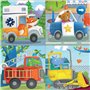 Educa - Patrouille de Sauvetage. 4 Puzzles Enfant Progressifs. +3 Ans. Ref. 17144