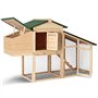 IDMarket - Poulailler Comfort avec pondoir en Bois