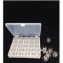 JZK 25 pièces Machine à Coudre bobines pour Brother Janome Singer Elna Babylock Kenmore, Plastique Transparent
