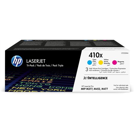 HP Toner original 410X (CF252XM) en pack multiple