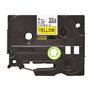 Brother TZe-FX621 ruban d'étiquette Noir sur jaune - Rubans d'étiquettes (Noir sur jaune, TZe, Brother, 9 mm, 8 m, 1 pièce(s))