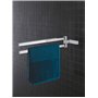 GROHE 40768000 Double Barre Porte Serviette Selection Cube, Chrome