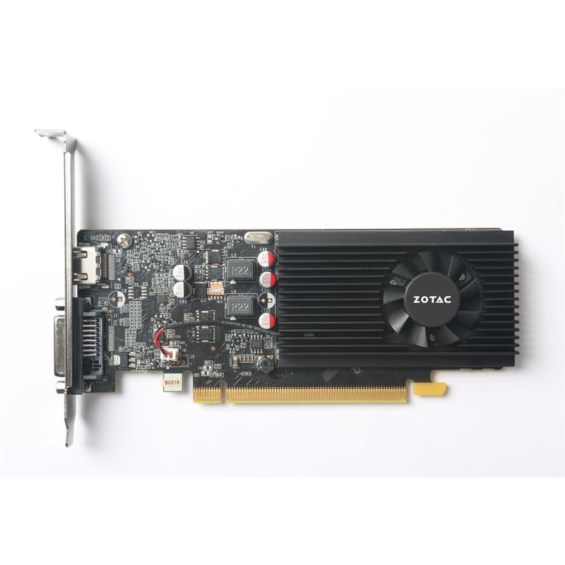 Image secondaire de Zotac ZT-P10300A-10L GeForce GT 1030 2Go GDDR5 Carte Graphique - Cartes Graphiques (GeForce GT 1030, 2 Go, GDDR5, 64 bit, 6000 M