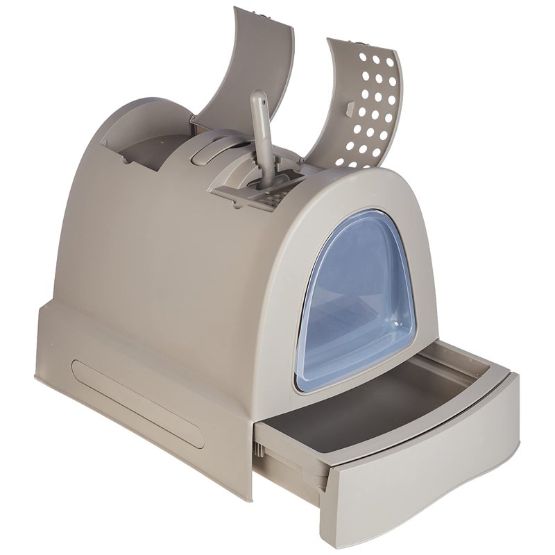 Image secondaire de Imac Zuma Tortora - Litière/Maison de Toilette pour Chats