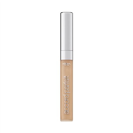 L'Oréal Paris - Soin Correcteur Fluide Accord Parfait - Tous Types de Peaux - Teinte : Beige (4.N) - 6,8 ml
