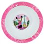 FUN HOUSE 005471 Disney Minnie Ensemble Repas Contenant 1 Assiette, 1 Bol et 1 Verre pour Enfant Polypropylène Rose 26.5x8.5x24.