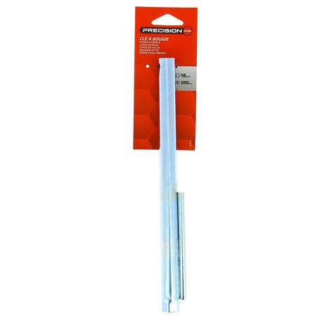 PRECISION STEEL Clé à Bougie 16mm. L=280mm