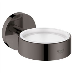 GROHE Essentials - support (surface durable, adaptée au perçage ou au collage), graphite dur, anthracite foncé 40369A01