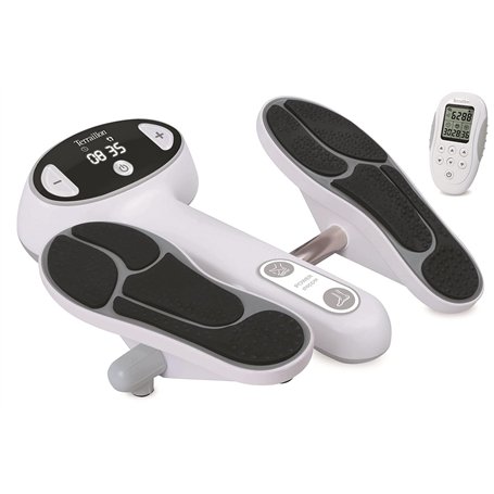 Terraillon Power Stepper Appareil EMS/TENS, Électrothérapie pour Jambes et Corps, Apaisement des Douleurs et Amélioration de la