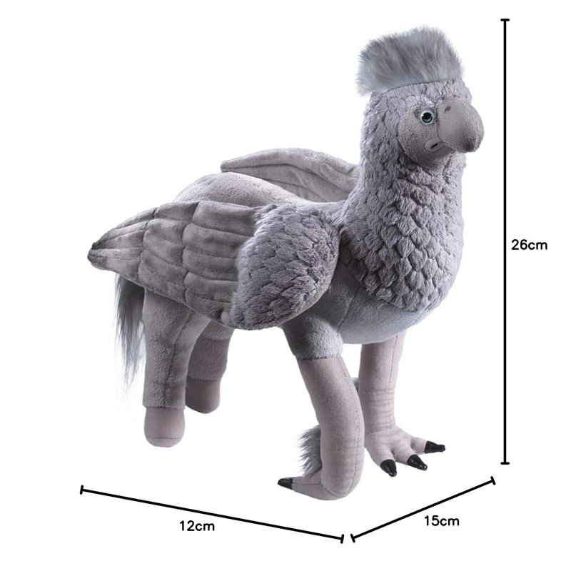 Image secondaire de The Noble Collection Buckbeak Collector's Plush by Officially Licensed 15in (38cm) Harry Potter Toy Dolls Grey Hippogriff Plush 