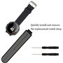 Fit-power Bracelet de rechange pour montre connectée Garmin Forerunner 220/230/235/620/630 Noir/gris Taille unique, noir/gris, R