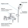 Grohe 3359220A Eurostyle Cosmopolitan – Salle de Bain – Mitigeur Monocommande pour Baignoire – Dn 15 Chromé | 3359220 A