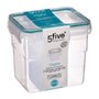 5 five simply smart Boite Rectangle Haut Clipeat - 13,3 X 10,2 X 12,2 Cm - Polypropylène