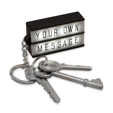 SHOP-STORY - Porte-Clés LightBox - Boîte Lumineuse - Affiche Lumineuse à LED Retro