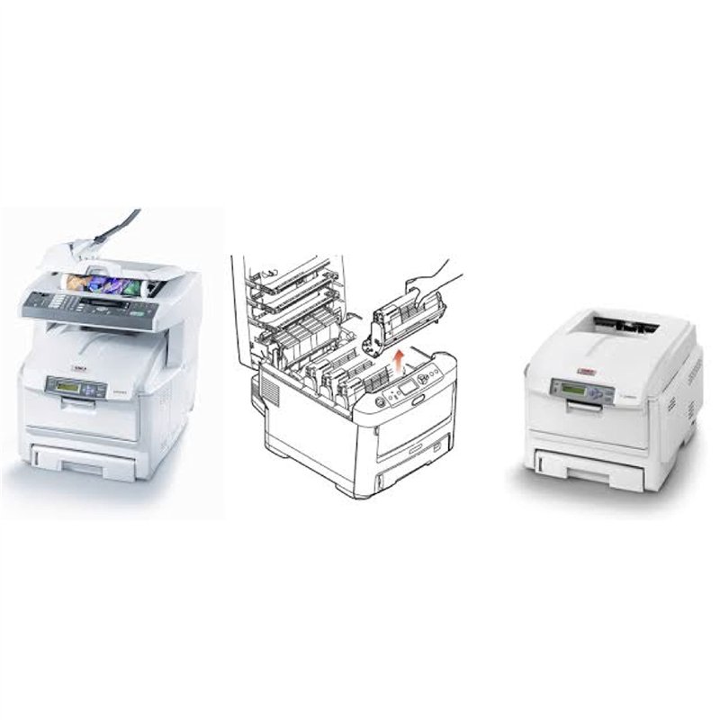 Image secondaire de Toner OKI 43865724 pour C5850 C5950 MC560 - Noir - 8.000 Pages - Régénéré Made in Italy