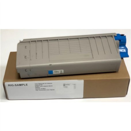 Toner OKI 45396303 pour MC760 MC770 MC780 - Cyan - 6.000 Pages - Régénéré Made in Italy