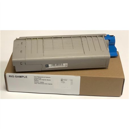 Toner OKI 44318620 pour ES7411 ES3032a4 ES 7411 - Noir - 10.000 Pages - Régénéré Made in Italy