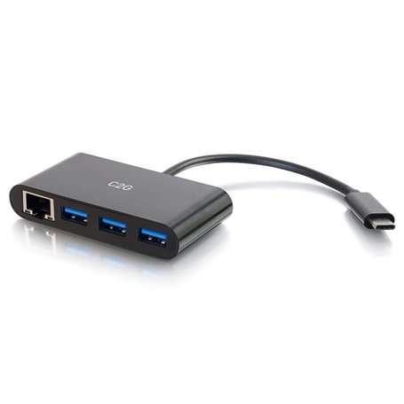 C2G 82406 hub & concentrateur USB 3.0 (3.1 Gen 1) Type-C 5000 Mbit/s Noir - Hubs & concentrateurs (USB 3.0 (3.1 Gen 1) Type-C, R